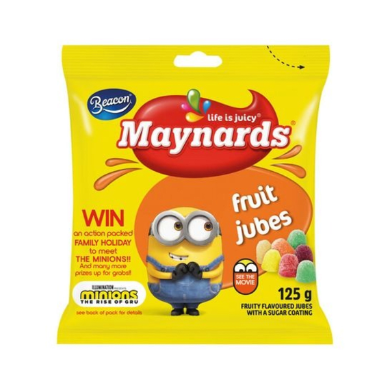 beacon maynards e jelly jubes 125g picture 1