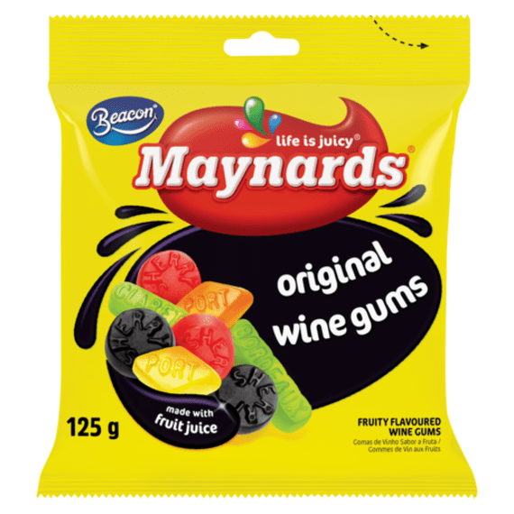 beacon maynards wine gums original 125g picture 1