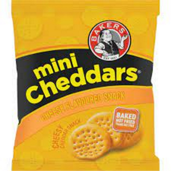 bakers mini cheddars cheese 33g picture 1