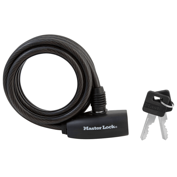 masterlock 1 8m cable bicycle lock picture 1