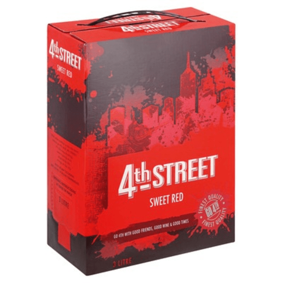 4th street natural sweet red wine 3l picture 1