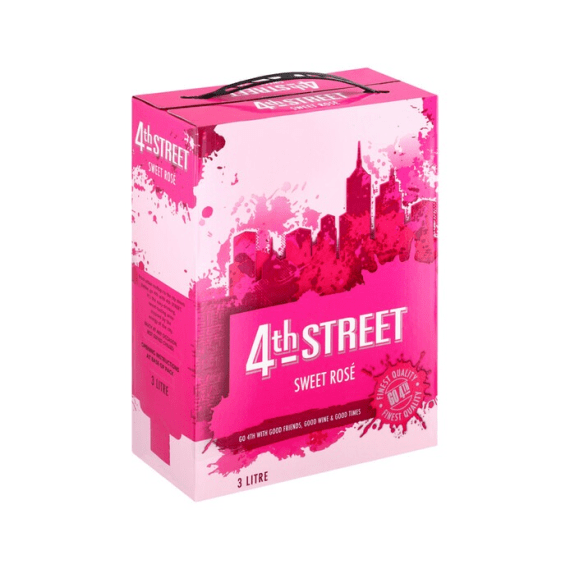 4th street natural sweet rose wine 3l picture 1