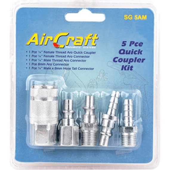 aircraft aro quick coupler set 5 piece picture 1