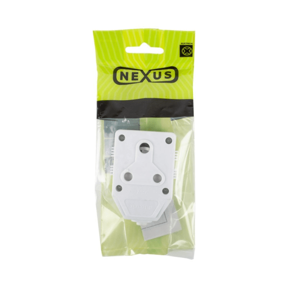 nexus janus coupler double pvc 16a white picture 1