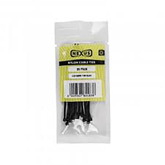 nexus cable ties 4 8x200mm t50r 100pk black picture 1