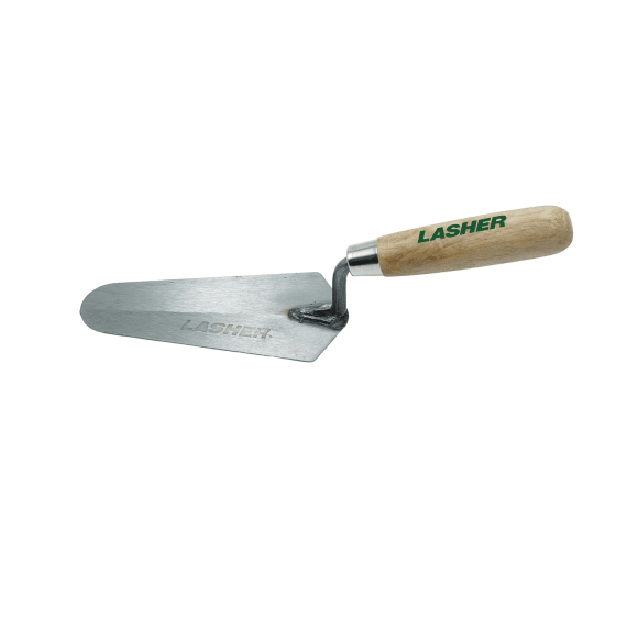 lasher gauging trowel with wooden handle 150mm picture 1