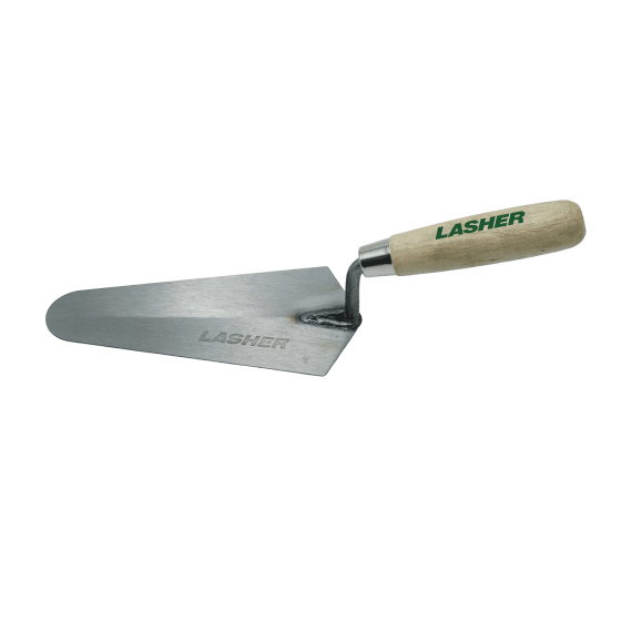 lasher gauging trowel with wooden handle 175mm picture 1
