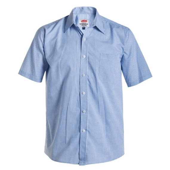 jonsson men s short sleeve check shirt picture 2