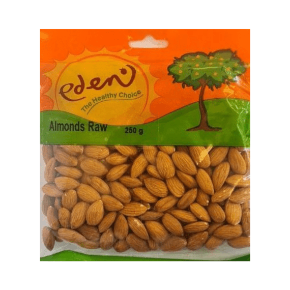 eden almonds raw 250g 2 picture 1