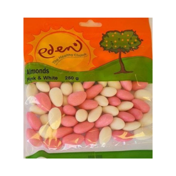 eden almonds pink white 250g picture 1