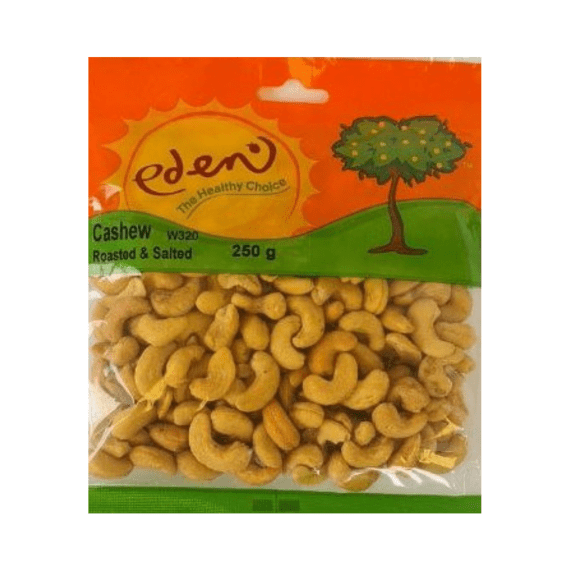 eden cashew roasted salted 250g picture 1