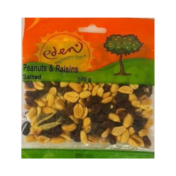 eden peanuts raisins 100g picture 1