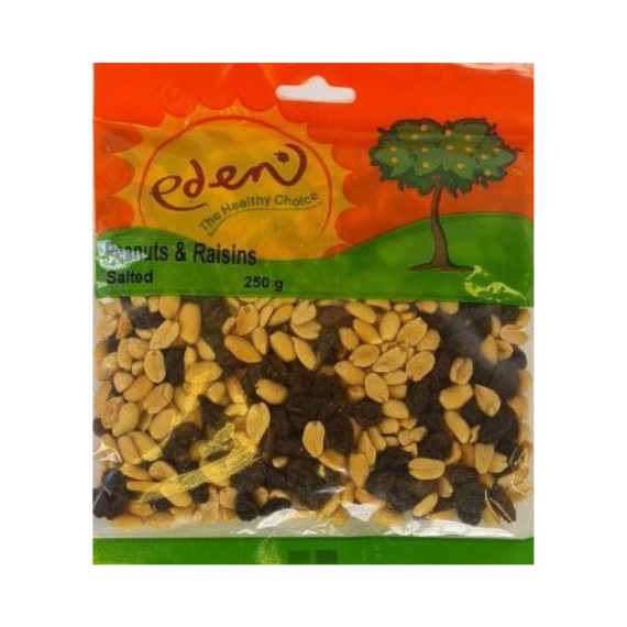 eden peanuts raisins 250g picture 1