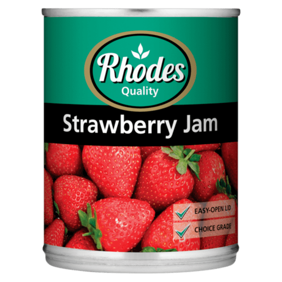 rhodes jam strawberry 450g picture 1