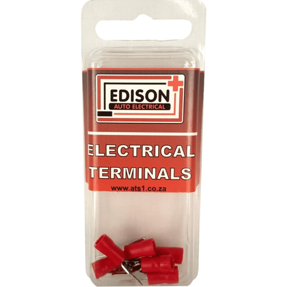 Ryan Pre Lugs Ins Spade 4mm Red Agrimark