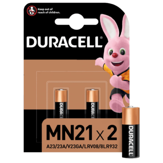 duracell battery mn21 alkaline 12v 2pk picture 1