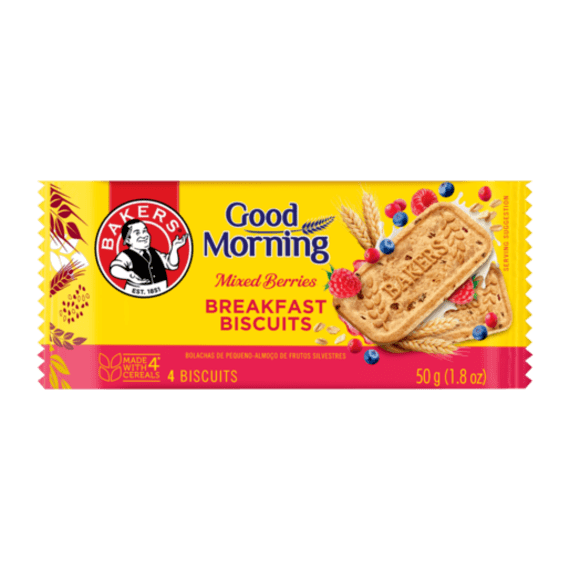 bakers good morning mixed berries 50g picture 1