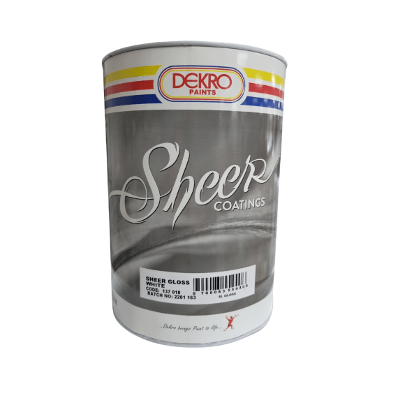 dekro sheer gloss white picture 1