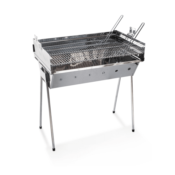 chef charcoal leisure 630 stainless steel braai picture 1