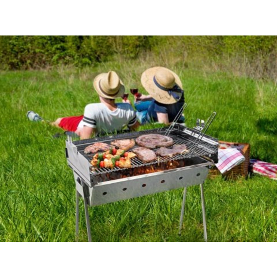 chef charcoal leisure 630 stainless steel braai picture 2