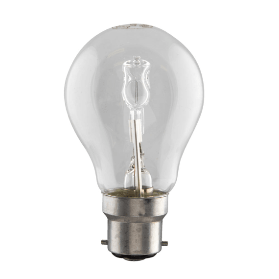 eurolux globe halogen clear b22 42w picture 1