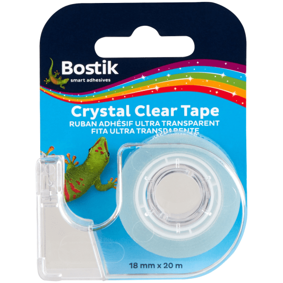 bostik tape dispenser crystal clear 18mmx20m picture 1