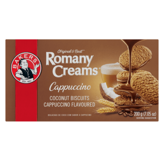 bakers romany creams cappuccino 200g picture 1