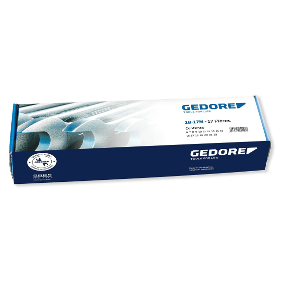 gedore combination spanner set 1b 17m picture 1