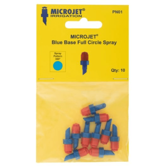 microjet blue base red cap 360deg picture 1