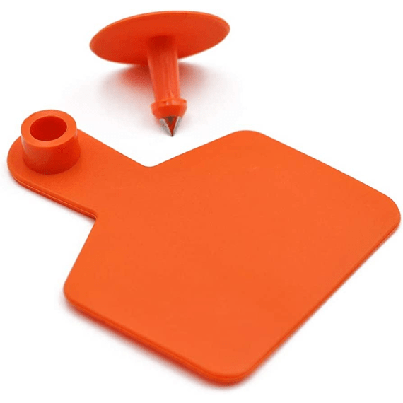 allflex eartag button m1 f3 orange 100 picture 1