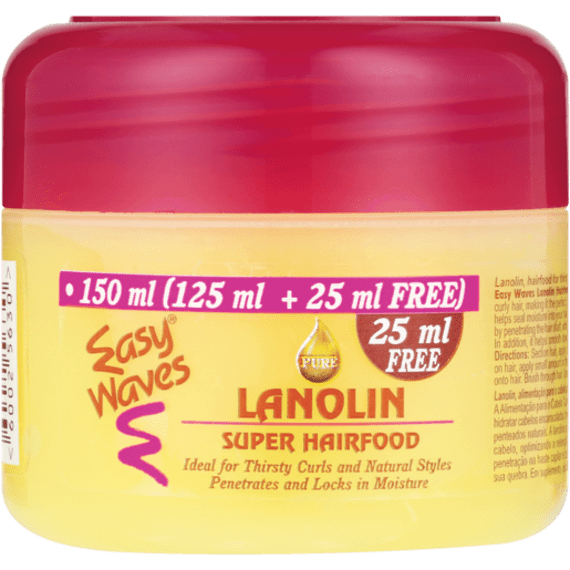 Easy Waves Hair Food Lanolin 150ml Agrimark