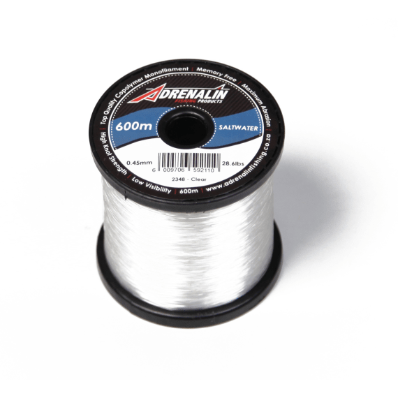 adrenalin 0 4mm clear saltwater 600m fishing line picture 1