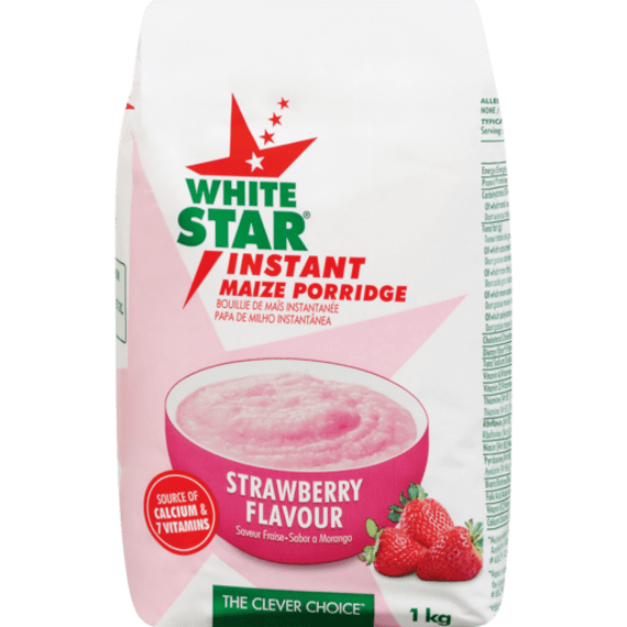 white star instant porr strawberry 1kg picture 1