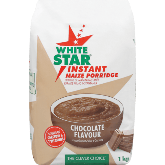 white star instant porr chocolate 1kg picture 1