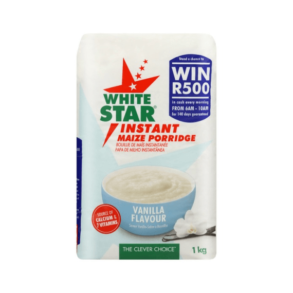 white star instant porr vanilla 1kg picture 1