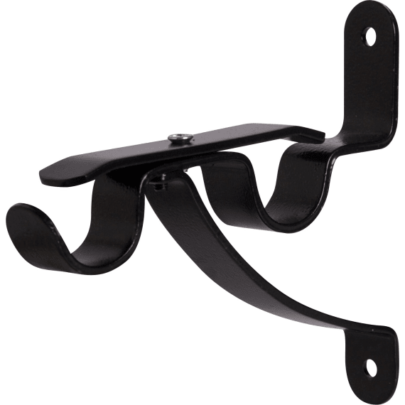 kirtech bracket double f steel black 25 25 2pk picture 1