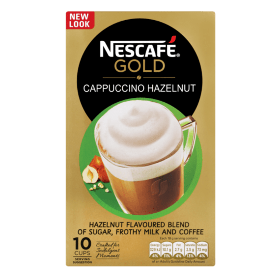 nescafe cappuccino hazelnut 10 s picture 1