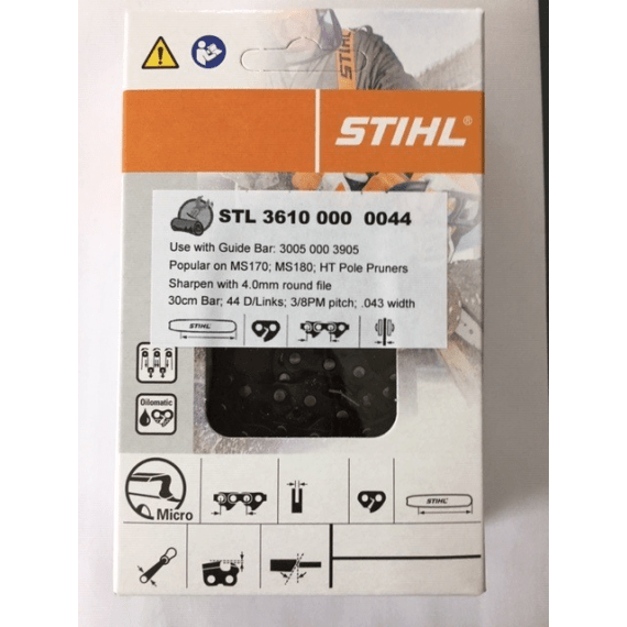 stihl 3 8 picco micro chainsaw chain 22 cutter picture 1