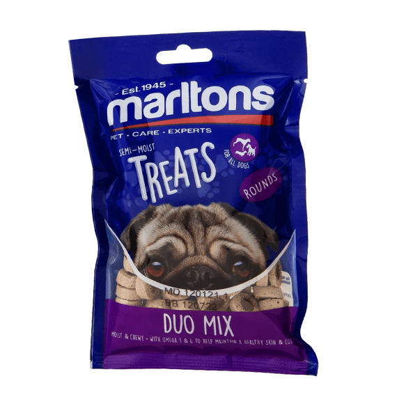 marltons dog treats round duo mix 120g picture 1