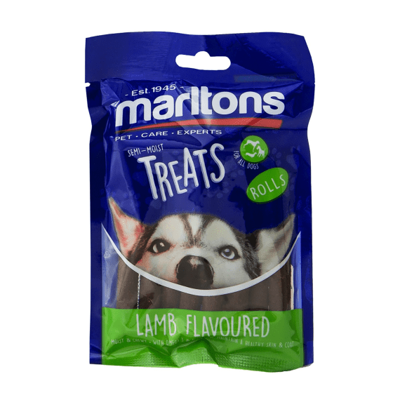marltons dog treats lamb flavoured rolls 120g picture 1