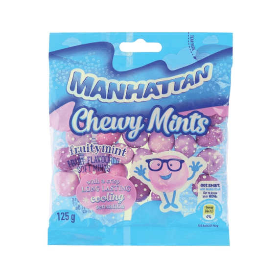 manhattan chewy mints fruitmint 125g picture 1
