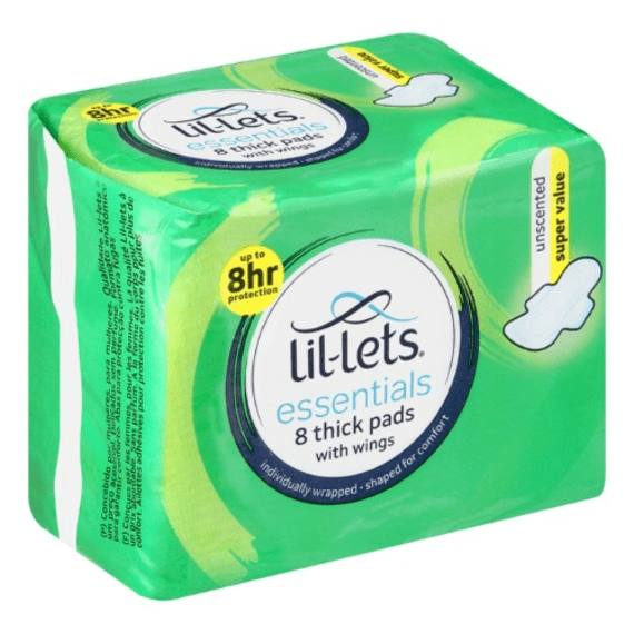 lil lets essential pads unscented 8 s picture 1