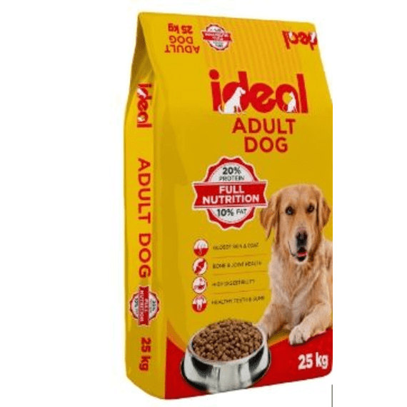 ideal dog food adult 25kg picture 1