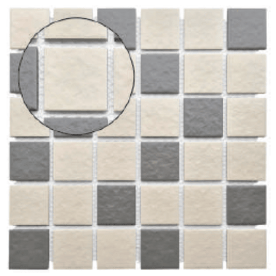 falcon porcelain mosaic tile 45mm picture 1