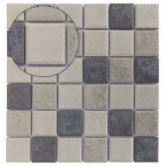 falcon rustic porcelain mosaic tile 48x48x5mm picture 2