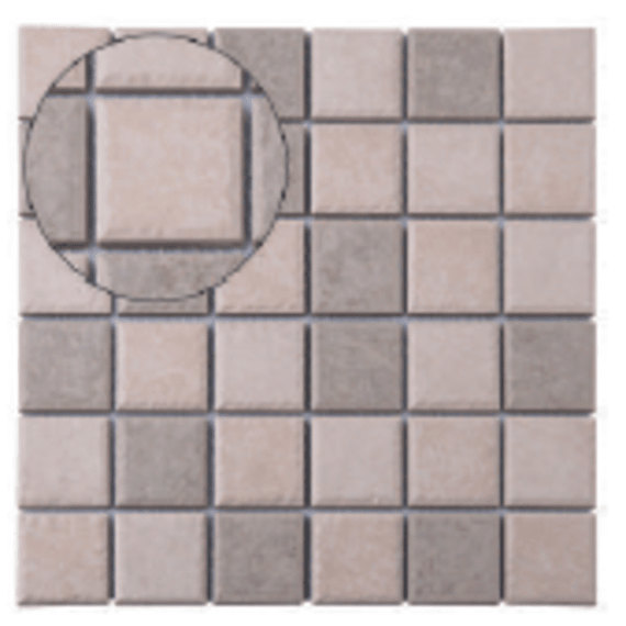 falcon rustic porcelain mosaic tile 48x48x5mm picture 3