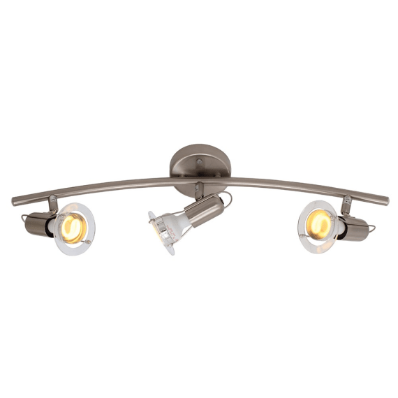 eurolux light fitting x3 bow s chrome picture 1