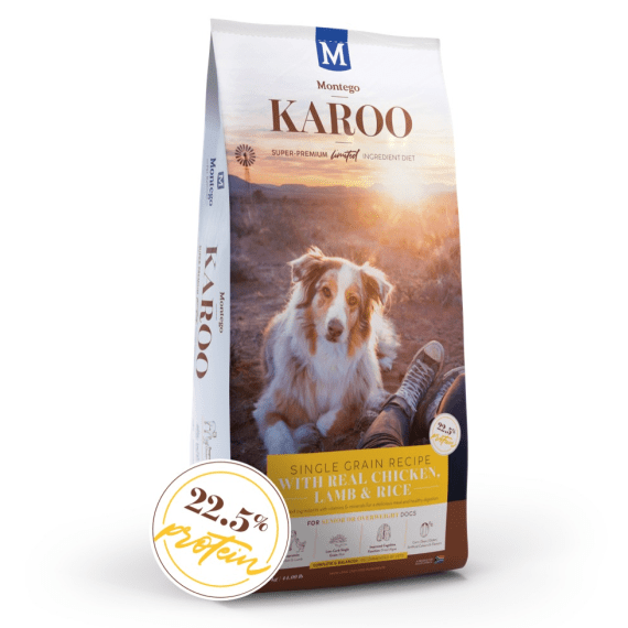 montego karoo dog food senior chicken lamb picture 1