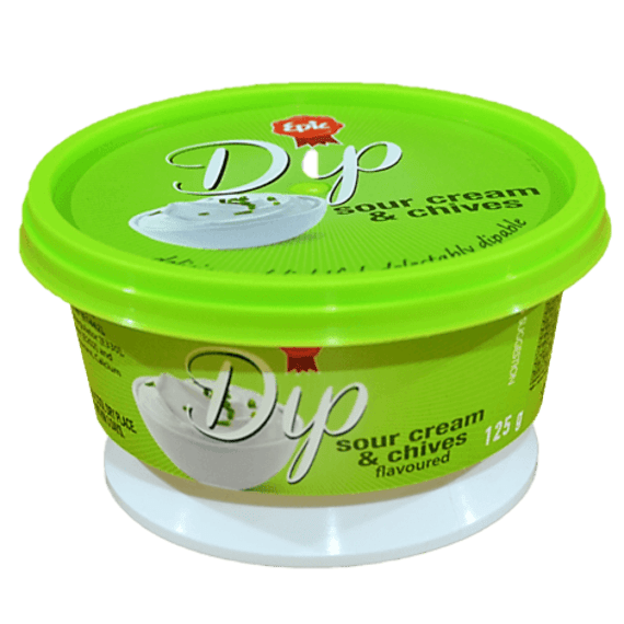 epic dip sour cream chives 125g picture 1