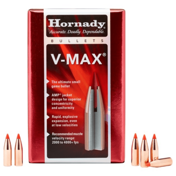 hornady 22 cal 224 55gr v max bullets 100 picture 1